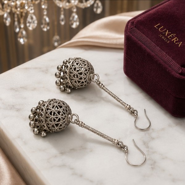 Antique Bell Drop Earrings
